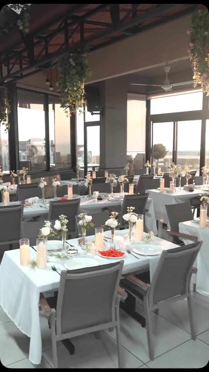 Private dinner reel on the terrace
